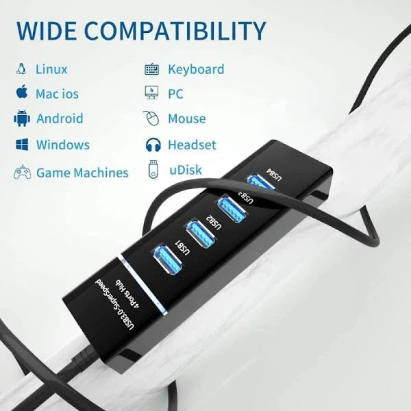 Earldom ET-HUB07 4USB Ports With Fast Data Transfer Earldom ET-HUB07 4USB Ports With Fast Data Transfer